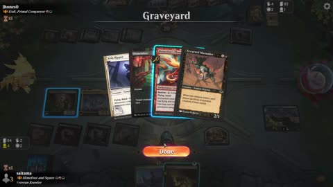 Watch MTG Arena Video Replay - Slimefoot and Squee by saitama VS Etali, Primal Conqueror // Etali, Primal Sickness by Jhones0 - Historic Brawl