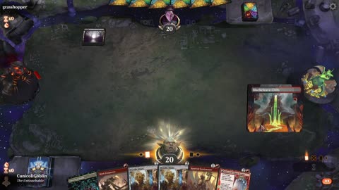 Watch MTG Arena Video Replay - Rakdos Aggro by CunicoliGoblin VS Mono Black Midrange by grasshopper - Traditional Historic Play