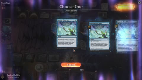 Watch MTG Arena Video Replay - Izzet Control by CunicoliGoblin VS Boros Aggro by MagicTour - Alchemy Play