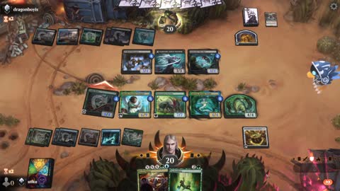 Watch MTG Arena Video Replay - Simic Midrange by utku VS Dimir Midrange by dragonboyis - Standard Ranked
