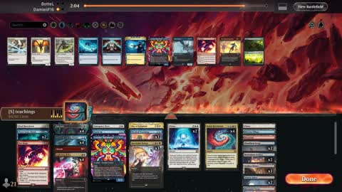 Watch MTG Arena Video Replay - Jeskai Control by DamienF16 VS Mono Black Midrange by BotteL - Traditional Standard Ranked