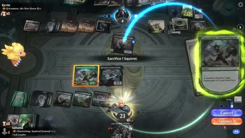 Watch MTG Arena Video Replay - Chatterfang, Squirrel General by saitama VS Ketramose, the New Dawn by Kevin - Historic Brawl