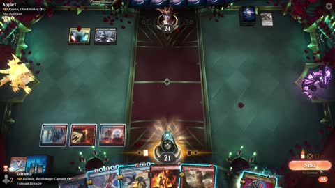 Watch MTG Arena Video Replay - Balmor, Battlemage Captain by saitama VS Rusko, Clockmaker by AppleT - Historic Brawl