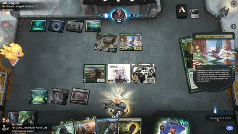 Watch MTG Arena Video Replay - Thrasios, Triton Hero by saitama VS A-Nadu, Winged Wisdom by jadepenguin - Historic Brawl