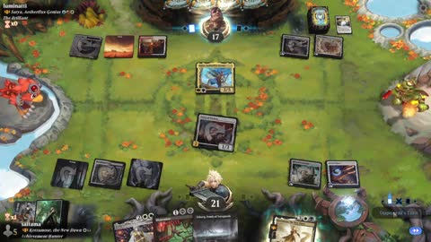 Watch MTG Arena Video Replay - Ketramose, the New Dawn by saitama VS Satya, Aetherflux Genius by luminatti - Historic Brawl