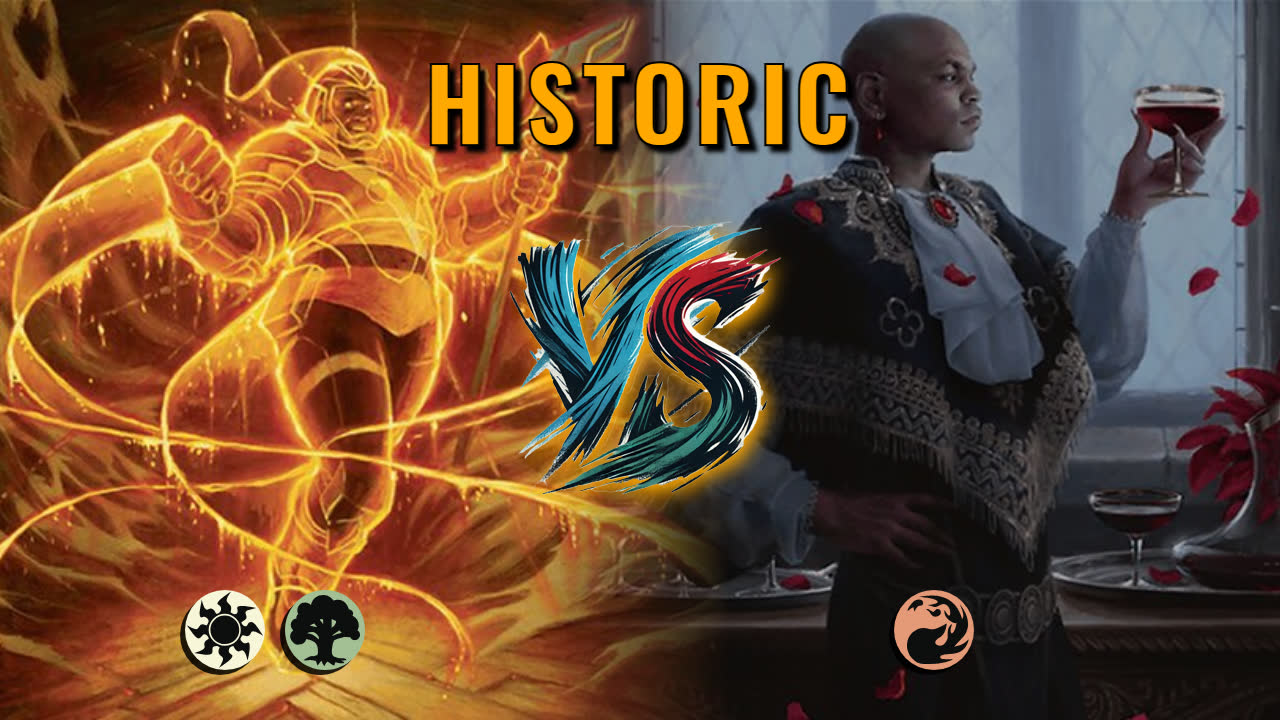 Watch MTG Arena Historic Video - Selesnya Midrange by CunicoliGoblin VS Mono Red Aggro by pushy - f6caf1