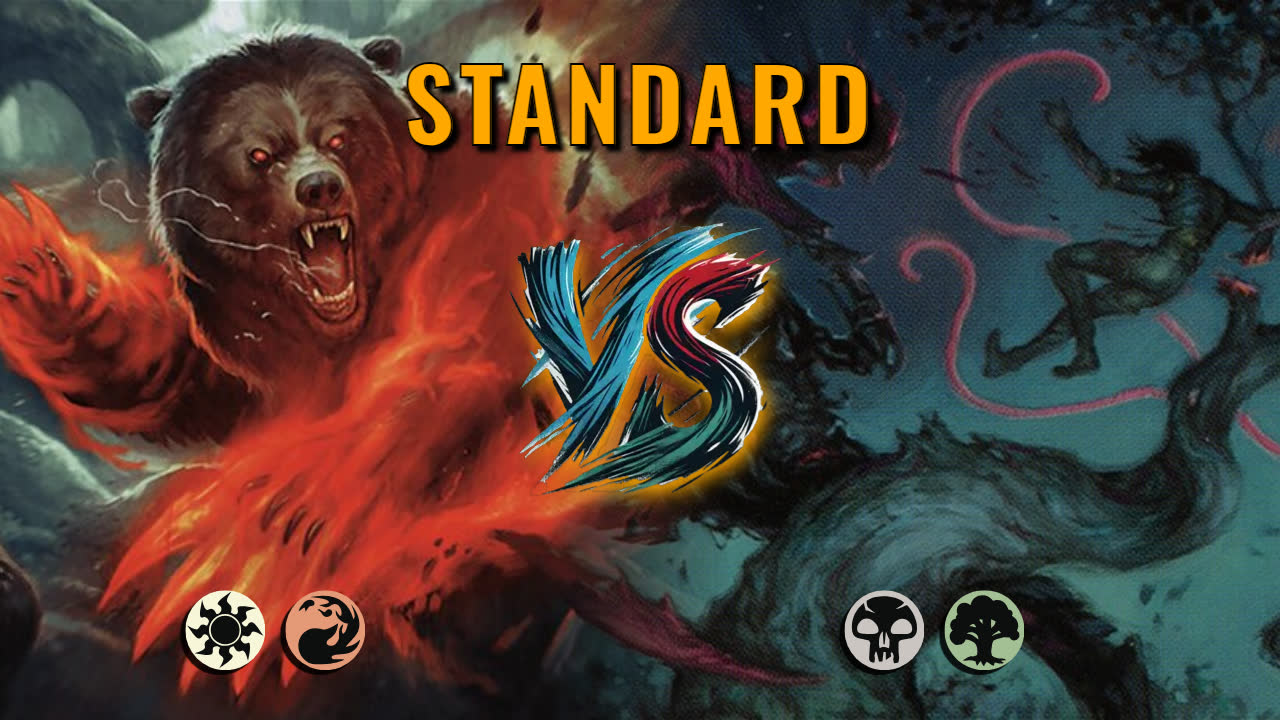 Watch MTG Arena Standard Video - Boros Aggro by DeadWeight VS Golgari Midrange by Pedrego_Eiro - d2b388