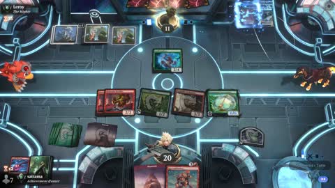 Watch MTG Arena Video Replay - Gruul Midrange by saitama VS Simic Midrange by Leroy - Premier Draft