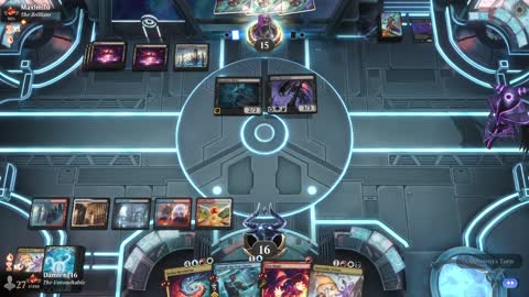 Watch MTG Arena Video Replay - Jeskai Control by DamienF16 VS Mono Black Aggro by Maximilu - Traditional Standard Ranked