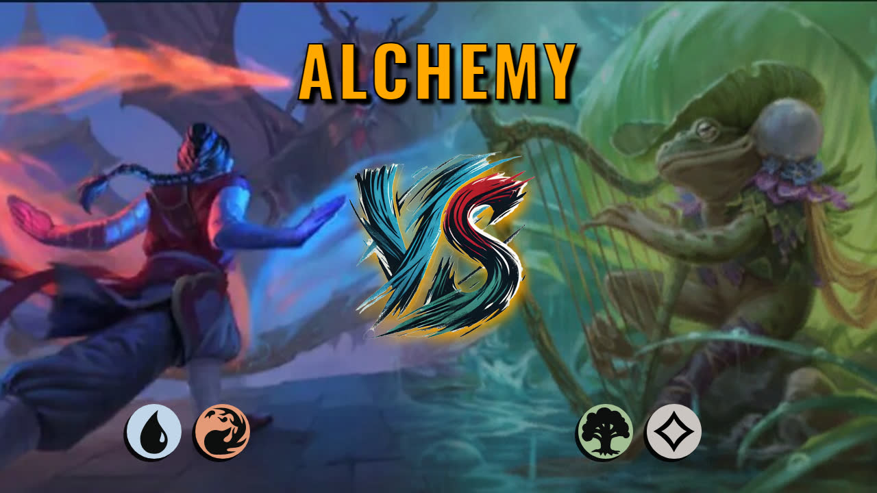 Watch MTG Arena Alchemy Video - Izzet Midrange by CunicoliGoblin VS Mono Green Aggro by tormet - de410e