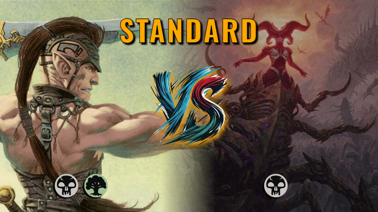 Watch MTG Arena Standard Video - Golgari Aggro by GBThundaII VS Mono Black Midrange by Nugget - f37bbc