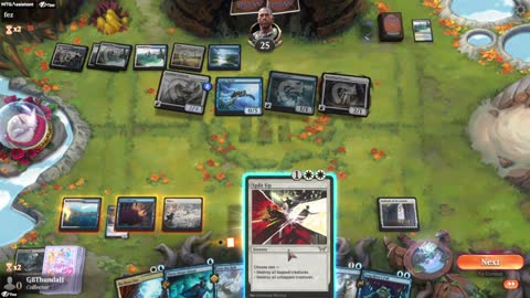 Watch MTG Arena Video Replay - Azorius Control by GBThundaII VS Azorius Midrange by fez - Alchemy Play
