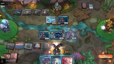 Watch MTG Arena Video Replay - Izzet Midrange by CunicoliGoblin VS Azorius Aggro by pants - Alchemy Event