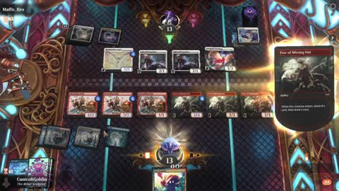 Watch MTG Arena Video Replay - Izzet Midrange by CunicoliGoblin VS Mono White Aggro by Maffo_Hex - Standard Event