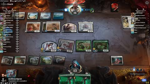 Watch MTG Arena Video Replay - Selesnya Aggro by molituselgran VS Azorius Aggro by C0dex5tock - Pioneer Play