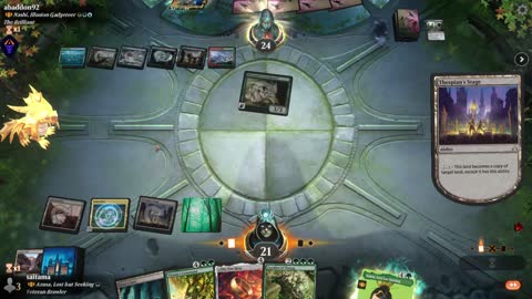 Watch MTG Arena Video Replay - Azusa, Lost but Seeking by saitama VS Nashi, Illusion Gadgeteer by abaddon92 - Historic Brawl