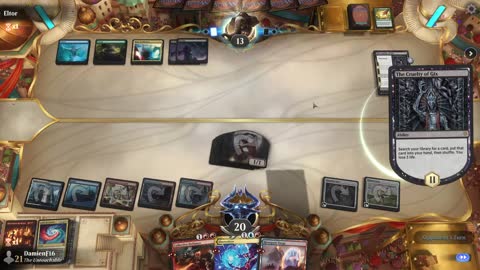 Watch MTG Arena Video Replay - Izzet Control by DamienF16 VS Sultai Control by Eltor - Chromatic Cube Draft