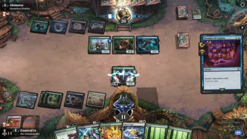 Watch MTG Arena Video Replay - WUBG Midrange by DamienF16 VS Simic Midrange by Akimatsu - Premier Draft