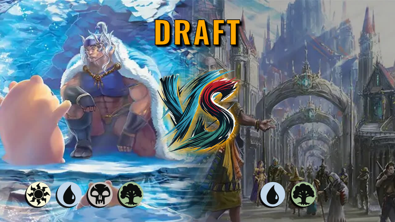 Watch MTG Arena Draft Video - WUBG Midrange by DamienF16 VS Simic Midrange by Akimatsu - 454531