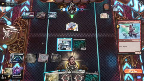 Watch MTG Arena Video Replay - Orzhov Midrange by Numbskull VS Izzet Aggro by Voldermort05 - Standard Traditional Ranked