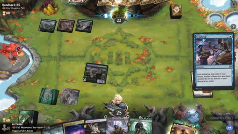 Watch MTG Arena Video Replay - Val, Marooned Surveyor by saitama VS Vivi Ornitier by Handsack135 - Historic Brawl