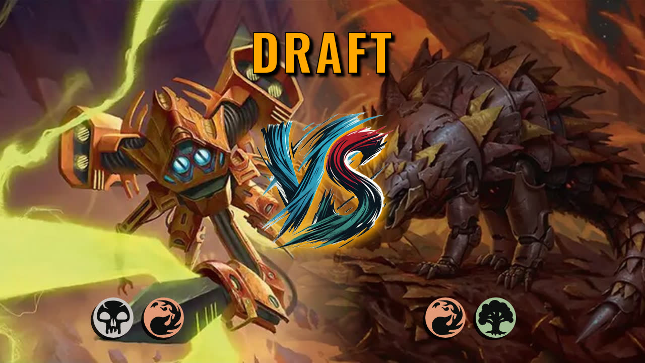 Watch MTG Arena Draft Video - Rakdos Midrange by DamienF16 VS Gruul Aggro by katiekarlov - 46172f