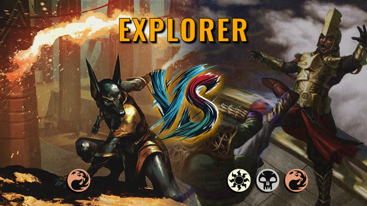 Watch MTG Arena Explorer Video - Mono Red Aggro by MTGADailyChallengeOfficial VS Mardu Midrange by feverpitch - cfe2b3