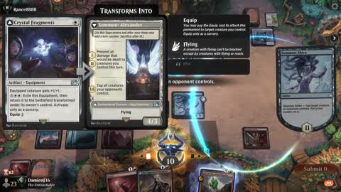Watch MTG Arena Video Replay - Izzet Midrange by DamienF16 VS Mono White Midrange by Rance8888 - Premier Draft