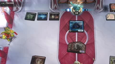 Watch MTG Arena Video Replay - Mono Red Aggro by CunicoliGoblin VS Dimir Midrange by Tih2000 - Standard Traditional Ranked