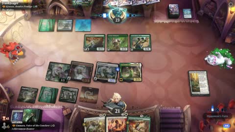 Watch MTG Arena Video Replay - Emmara, Voice of the Conclave by saitama VS Kinnan, Bonder Prodigy by FrankJeager - Historic Brawl