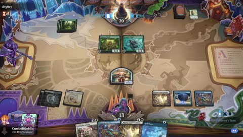 Watch MTG Arena Video Replay - Azorius Midrange by CunicoliGoblin VS Mono Green Aggro by deg0ey - Standard Event