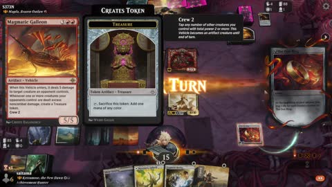 Watch MTG Arena Video Replay - Ketramose, the New Dawn by saitama VS Magda, Brazen Outlaw by S373N - Historic Brawl