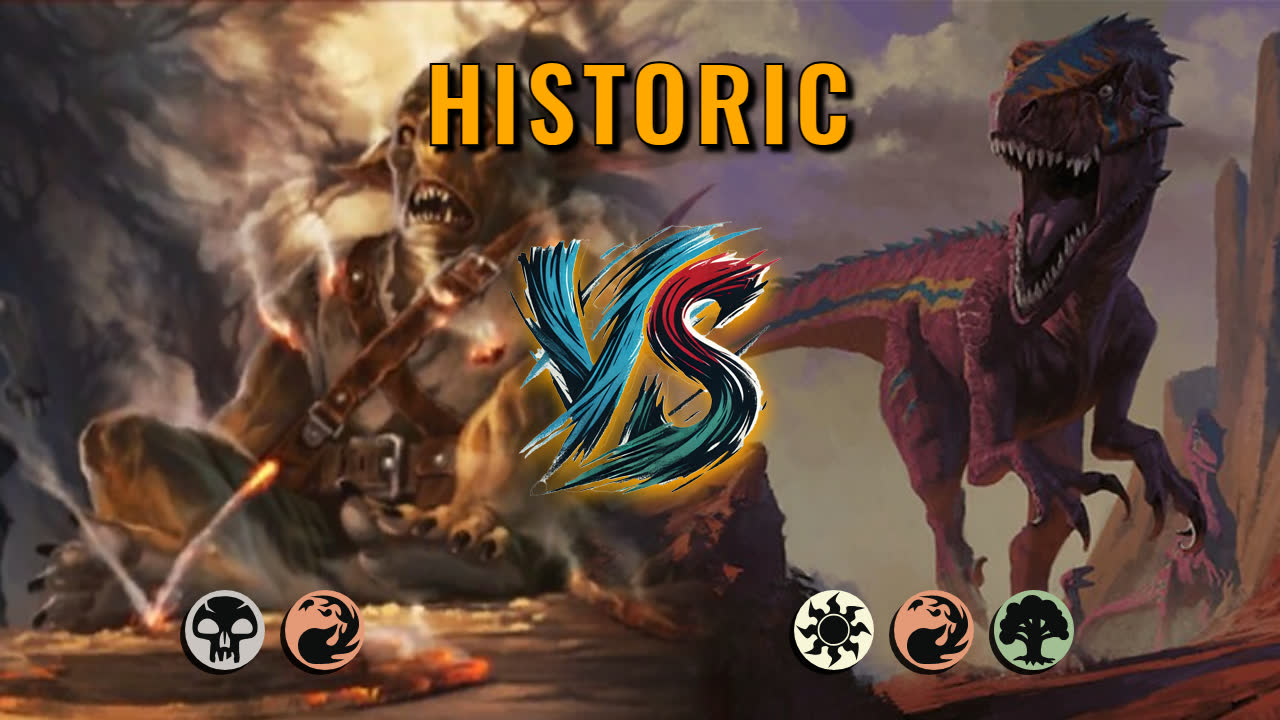 Watch MTG Arena Historic Video - Rakdos Aggro by CunicoliGoblin VS Naya Midrange by lukekannon - 5e5763