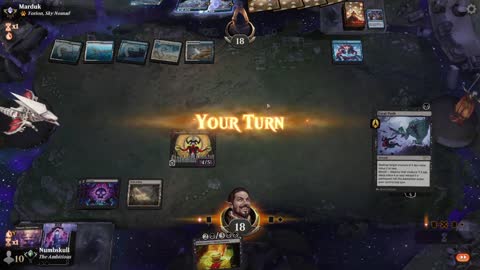 Watch MTG Arena Video Replay - Mono Black Midrange by Numbskull VS Azorius Midrange by Marduk - Traditional Explorer Ranked
