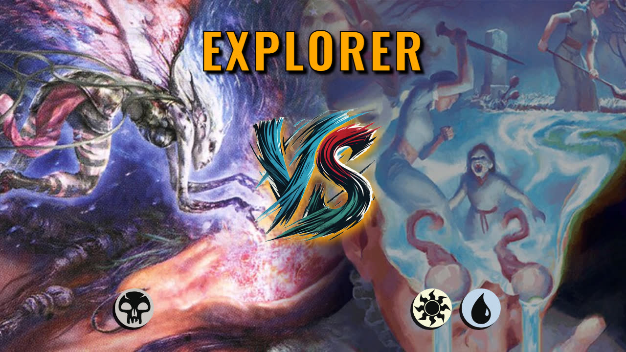 Watch MTG Arena Explorer Video - Mono Black Midrange by Numbskull VS Azorius Midrange by Marduk - bb4a9c
