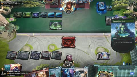 Watch MTG Arena Video Replay - Borborygmos and Fblthp by Warped Concept VS Imoti, Celebrant of Bounty by BoaxanderTheGreat - Historic Brawl