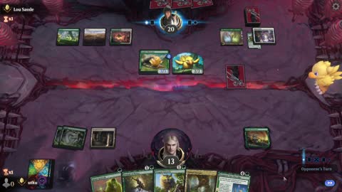 Watch MTG Arena Video Replay - Mono Green Aggro by utku VS Selesnya Aggro by Lou Sassle - Standard Ranked