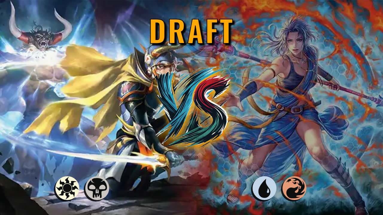 Watch MTG Arena Draft Video - Orzhov Midrange by saitama VS Izzet Control by Steveatron1 - 6f6870