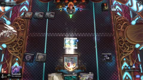 Watch MTG Arena Video Replay - Orzhov Midrange by Numbskull VS Izzet Aggro by Falcone1983 - Traditional Standard Ranked