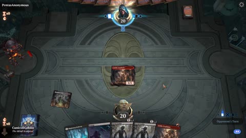 Watch MTG Arena Video Replay - Rakdos Aggro by CunicoliGoblin VS Mono Green Midrange by PentasAnonymous - Traditional Historic Play