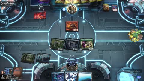 Watch MTG Arena Video Replay - Simic Midrange by DamienF16 VS Izzet Midrange by NoPainNoGame_ - Premier Draft