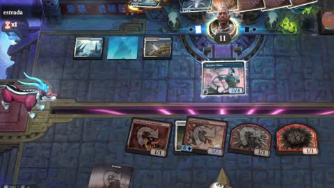 Watch MTG Arena Video Replay - Mono Red Aggro by HamHocks42 VS Azorius Midrange by estrada - Standard Play