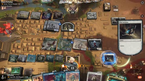 Watch MTG Arena Video Replay - Lagrella, the Magpie by saitama VS Ajani, Nacatl Pariah by DanceScholar - Historic Brawl
