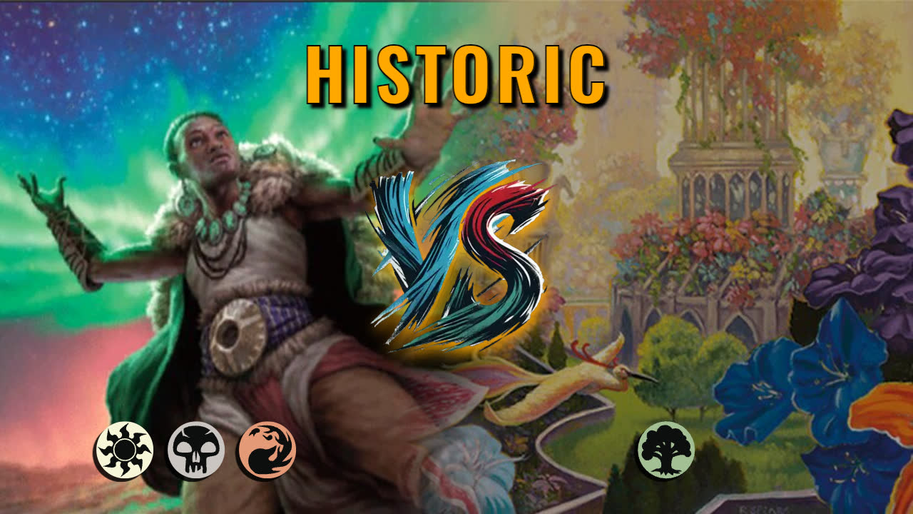 Watch MTG Arena Historic Video - Mardu Aggro by MTGADailyChallengeOfficial VS Mono Green Midrange by Thirdyyy - e00b1d