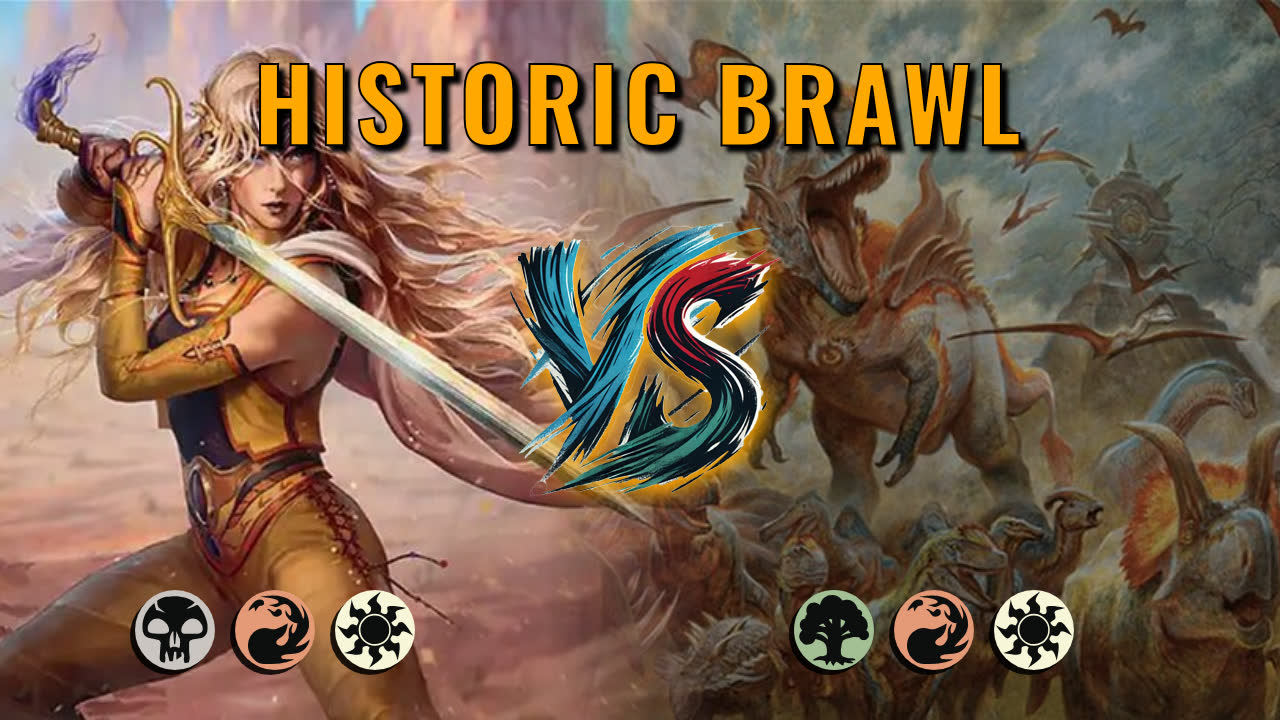 Watch MTG Arena Historic Brawl Video - Celes, Rune Knight by translove228 VS Gishath, Sun's Avatar by BtchPuddin - 543987