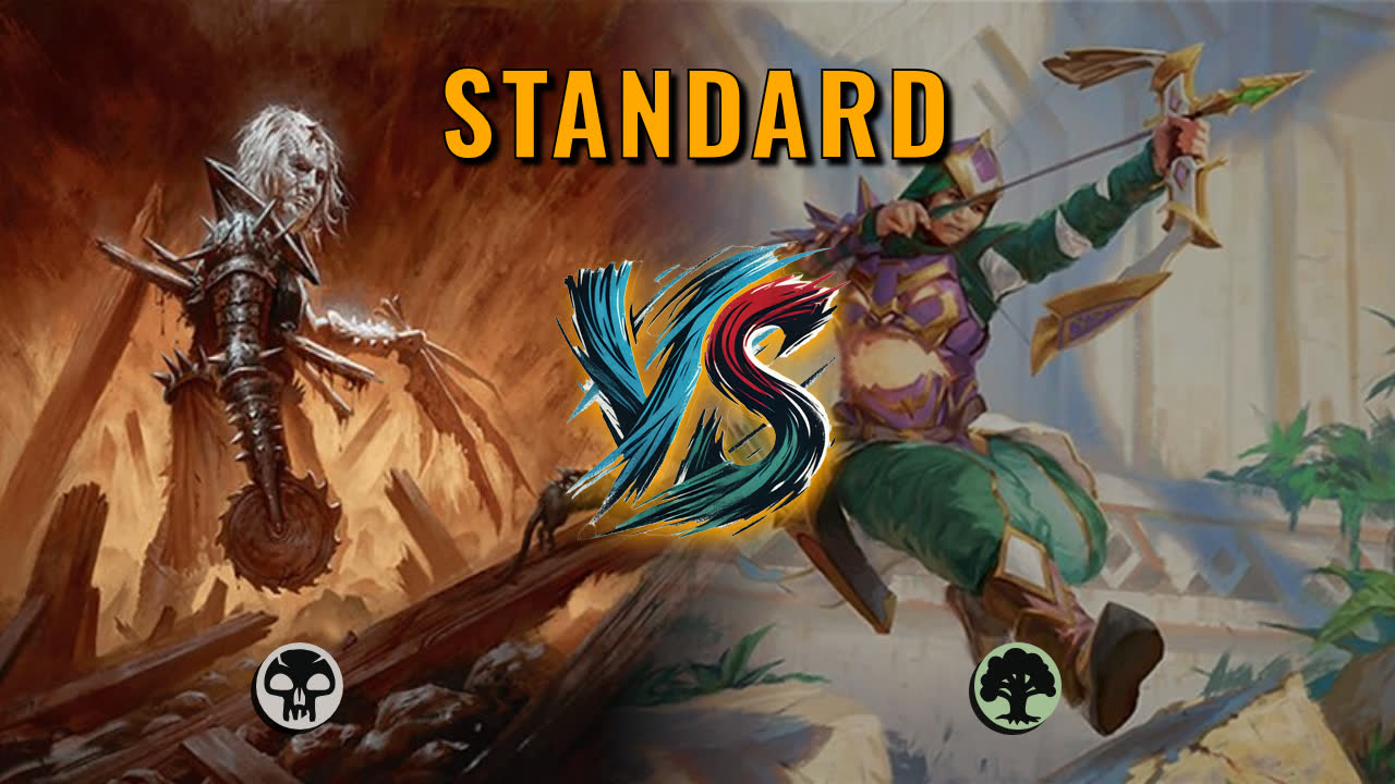 Watch MTG Arena Standard Video - Mono Black Midrange by Numbskull VS Gruul Aggro by Bunny - 62e12a