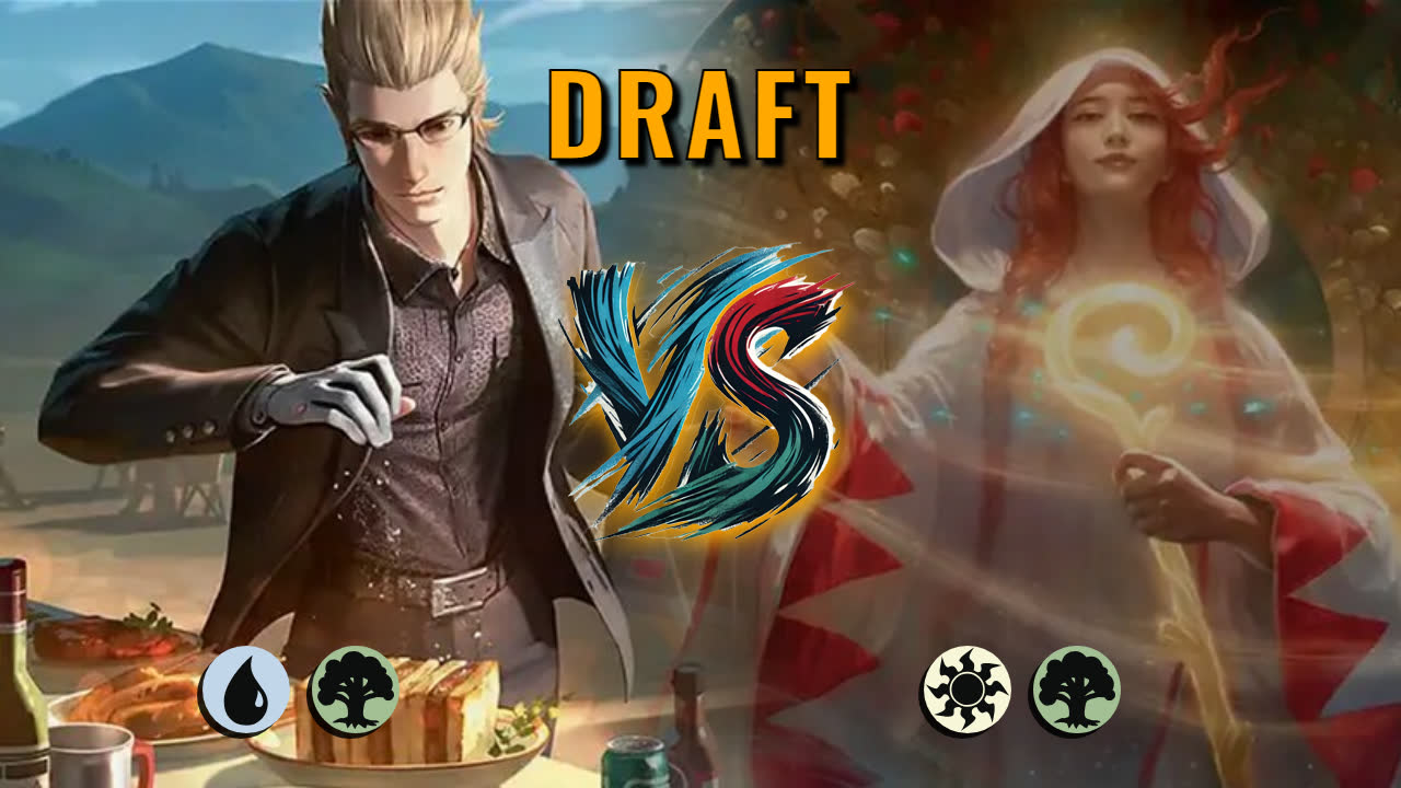 Watch MTG Arena Draft Video - Simic Midrange by DamienF16 VS Selesnya Midrange by PlayerAids - 3be2fa