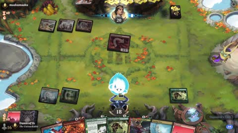 Watch MTG Arena Video Replay - Naya Midrange by DamienF16 VS Boros Aggro by maakumaaku - Traditional Standard Ranked
