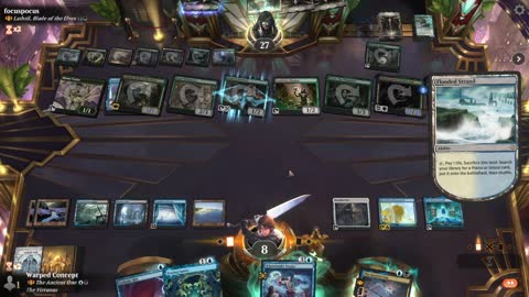 Watch MTG Arena Video Replay - The Ancient One by Warped Concept VS Lathril, Blade of the Elves by focuspocus - Historic Brawl