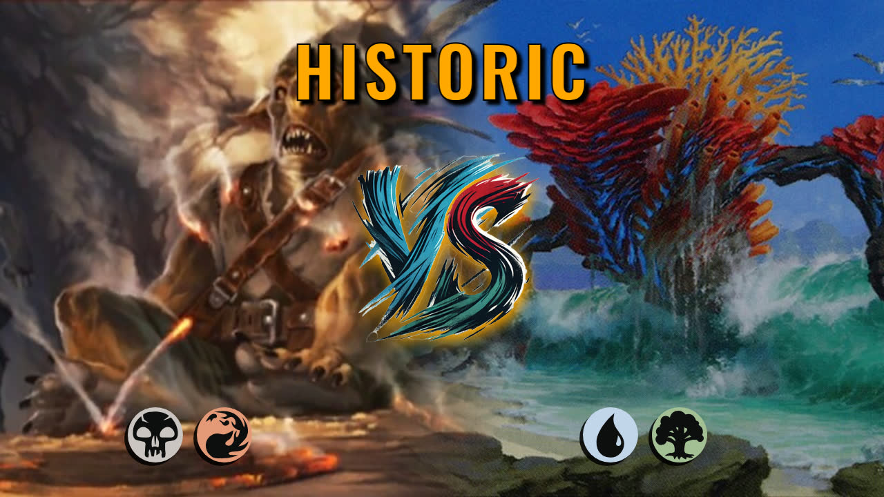 Watch MTG Arena Historic Video - Rakdos Aggro by CunicoliGoblin VS Simic Midrange by Beyonslay - f4734f
